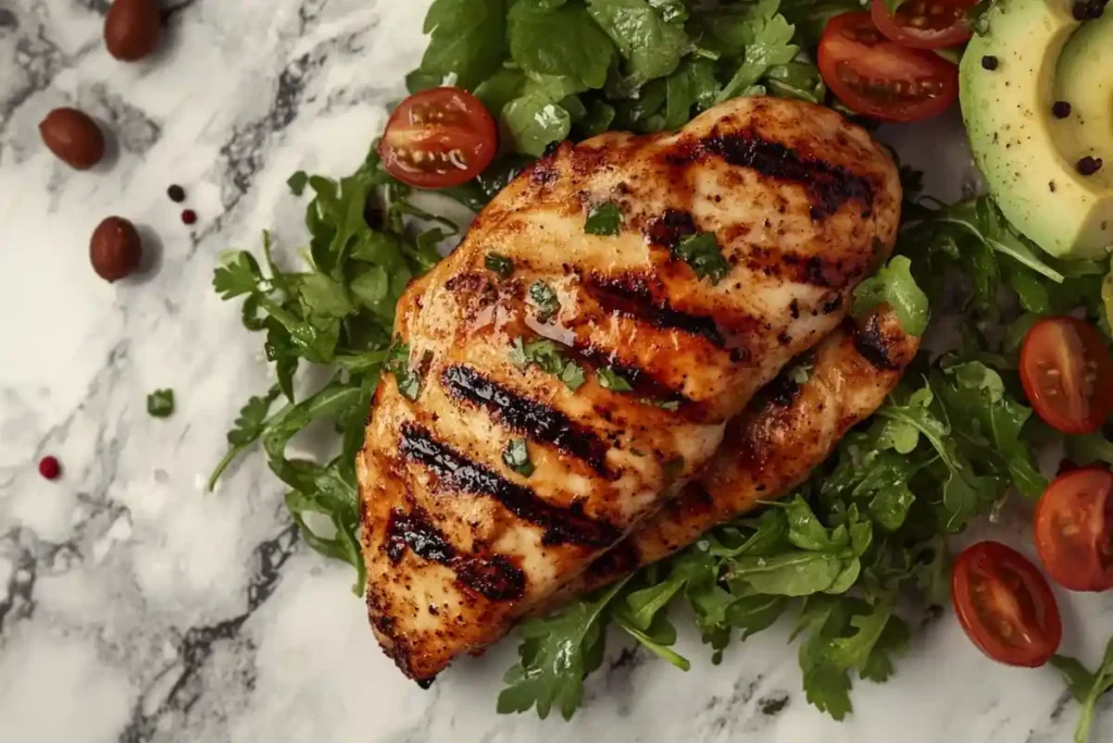 Chipotle grilled chicken, a tasty and healthy lunch option.